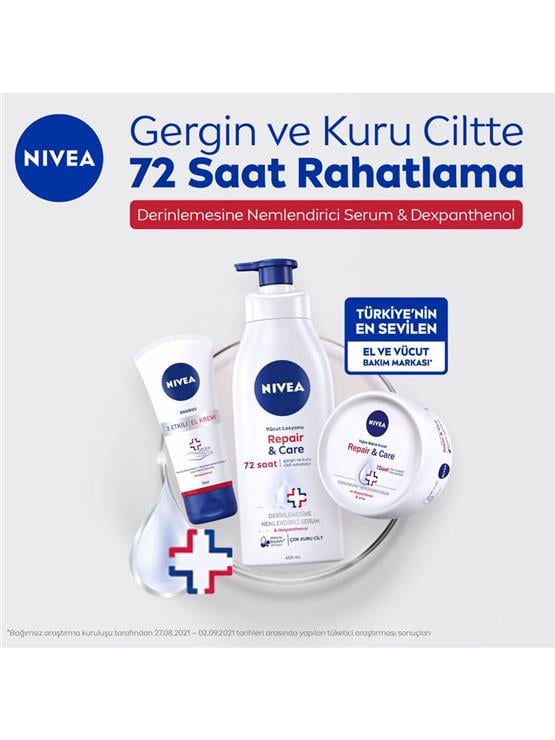 NIVEA.400ML BODY LOSYON REPAIR AND CARE
