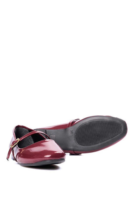 Oflaz 115-052 Bordo Rgn Bayan Babet Ayakkabı