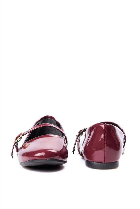 Oflaz 115-052 Bordo Rgn Bayan Babet Ayakkabı