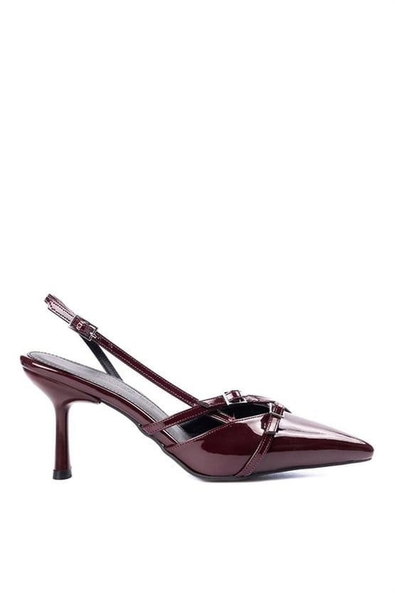 Oflaz 1179Y 2105 Bordo Rgn Bayan Klasık Ayakkabı