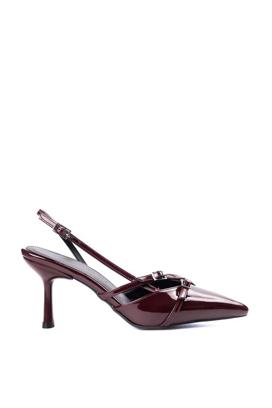 Oflaz 1179Y 2105 Bordo Rgn Bayan Klasık Ayakkabı