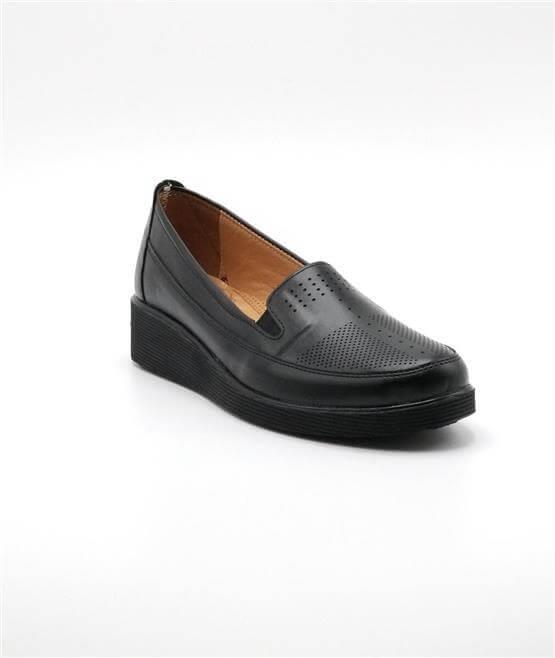 Oflaz 1194 410 Siyah Kadın Comfort Ayakkabı