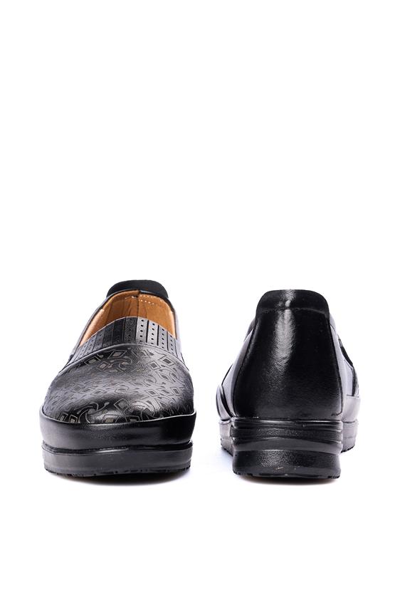 Oflaz 1194Y 359 Sıyah Cılt Bayan Comfort Ayakkabı