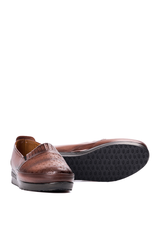 Oflaz 1194Y 359 Taba Cılt Bayan Comfort Ayakkabı