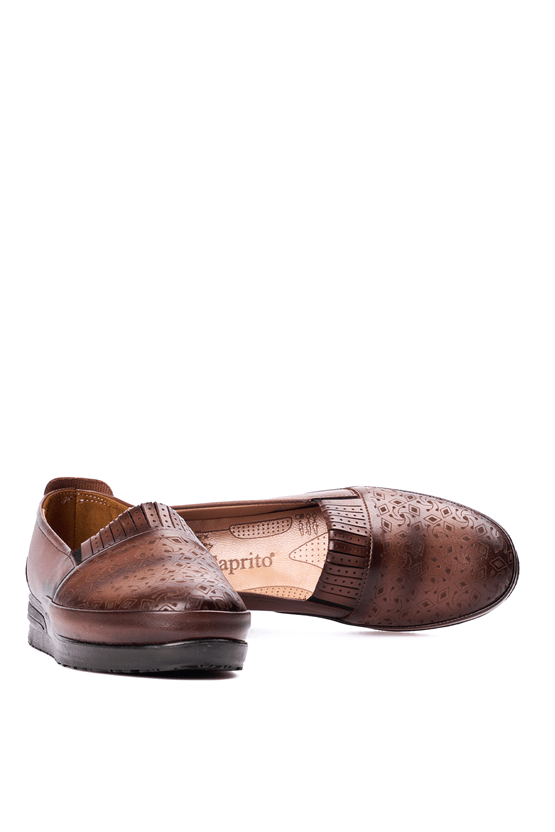 Oflaz 1194Y 359 Taba Cılt Bayan Comfort Ayakkabı