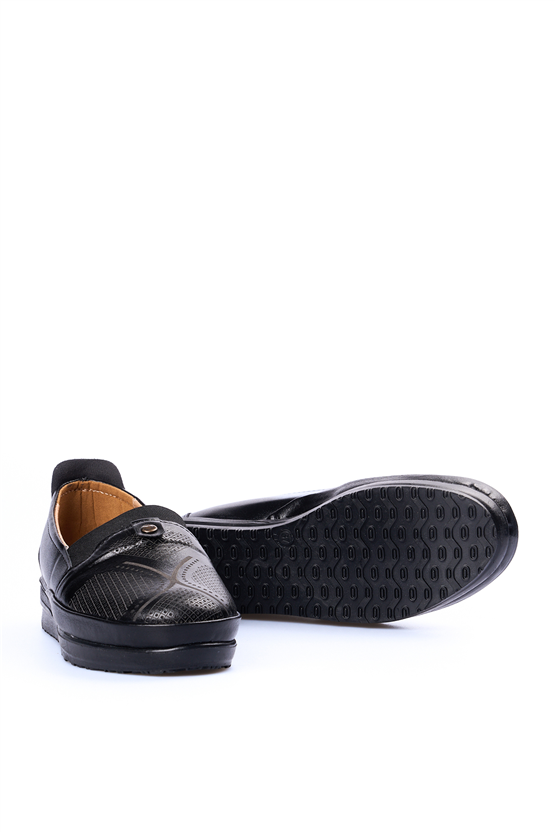Oflaz 1194Y 379 Sıyah Cılt Bayan Comfort Ayakkabı