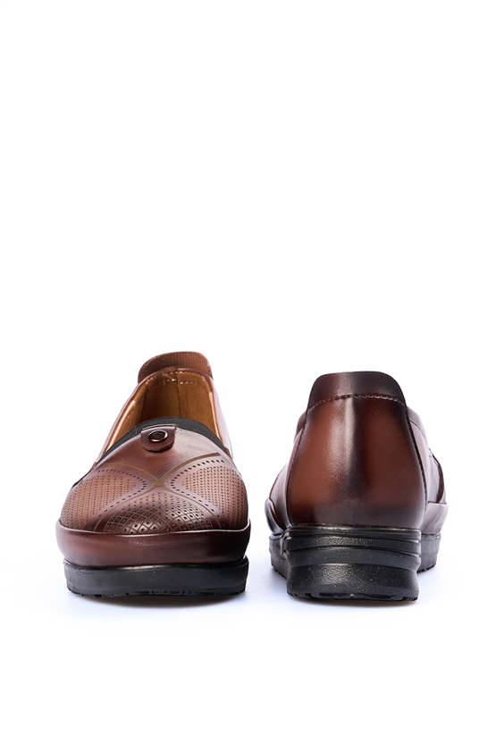 Oflaz 1194Y 379 Taba Cılt Bayan Comfort Ayakkabı