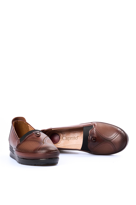 Oflaz 1194Y 379 Taba Cılt Bayan Comfort Ayakkabı