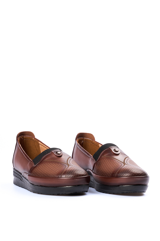Oflaz 1194Y 379 Taba Cılt Bayan Comfort Ayakkabı
