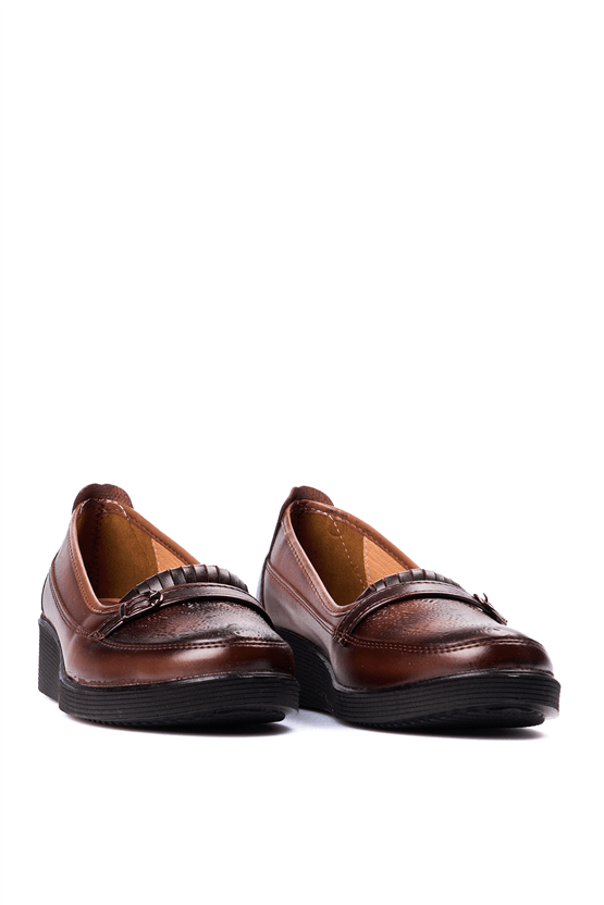 Oflaz 1194Y 602 Taba Cılt Bayan Comfort Ayakkabı