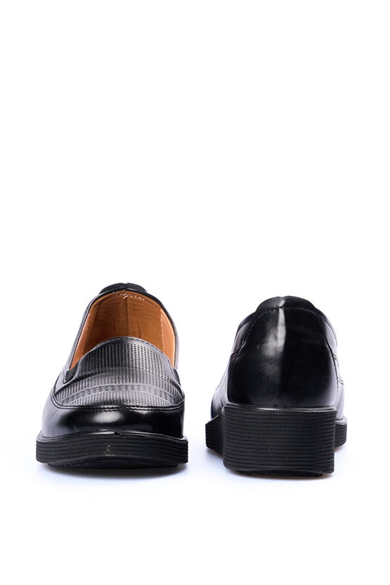 Oflaz 1194Y 603 Sıyah Cılt Bayan Comfort Ayakkabı