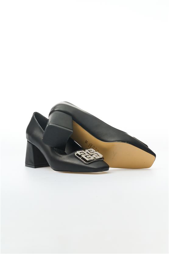 Oflaz 1219 572 Siyah Kadın Klasik Ayakkabı