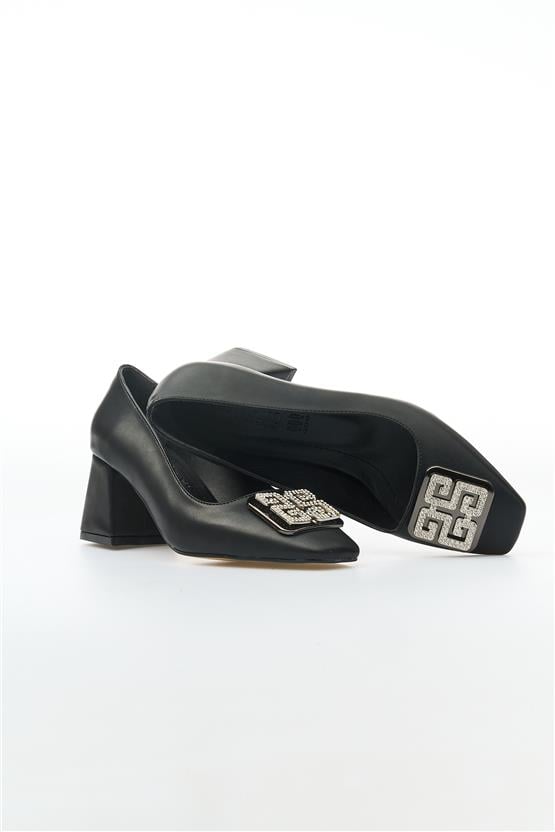 Oflaz 1219 572 Siyah Kadın Klasik Ayakkabı