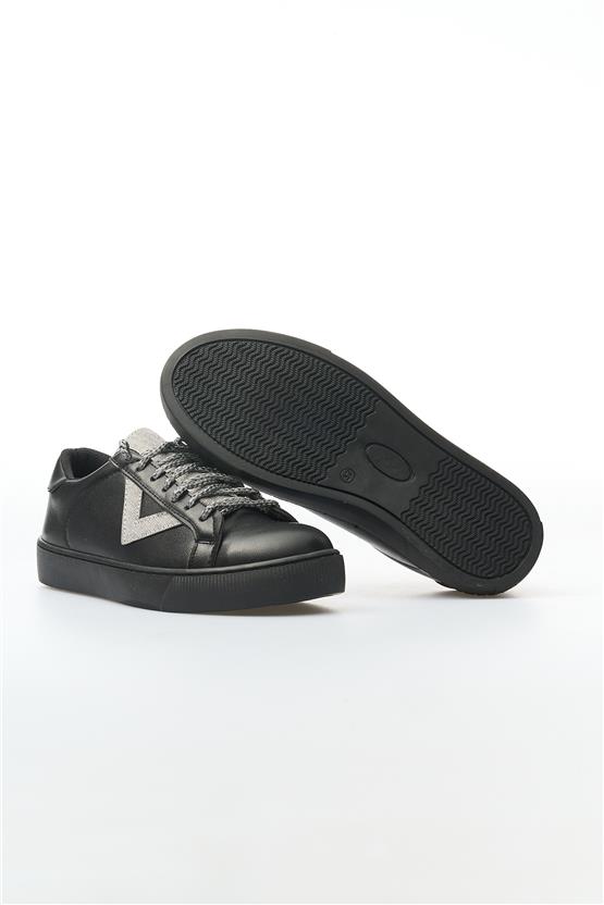 Oflaz 1224 01 Siyah Kadın Casual Ayakkabı