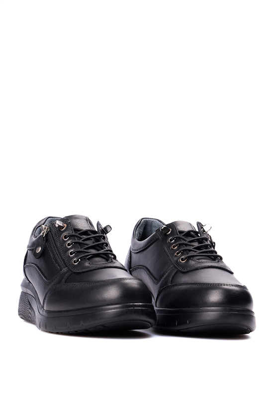 Oflaz 1236Y 110 Sıyah Bayan Derı Casual Ayakkabı