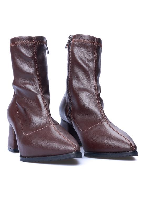 Oflaz 1277K 201 Kahve Tesla Cilt Kadın Bot