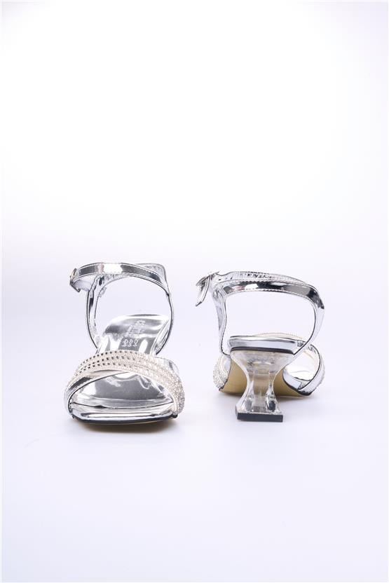 Oflaz 1284 Y055 Ayna Gümüş Kadın Klasik Ayakkabı
