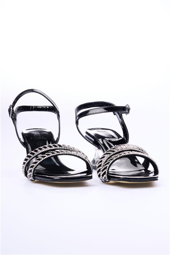 Oflaz 1284 Y056 Ayna Siyah Kadın Klasik Ayakkabı