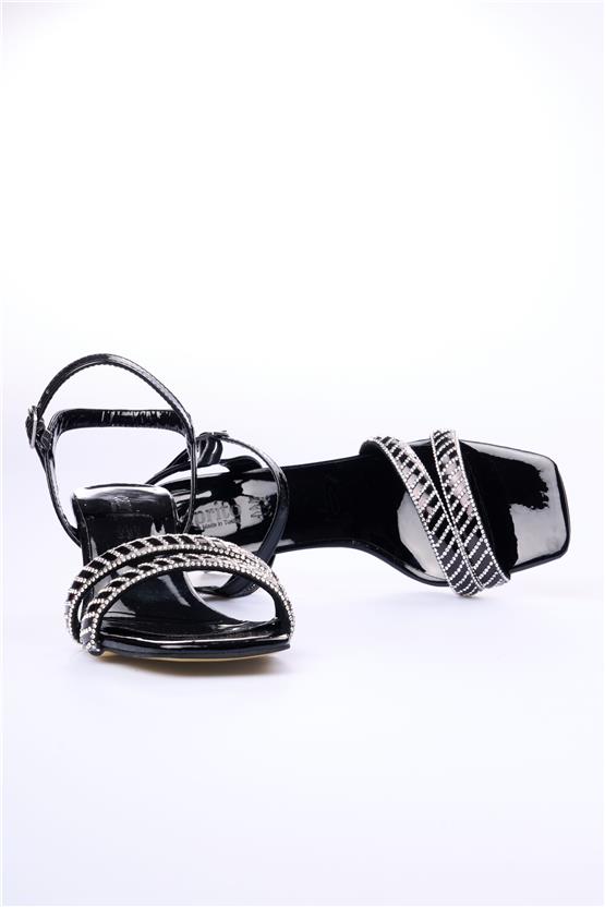 Oflaz 1284 Y056 Ayna Siyah Kadın Klasik Ayakkabı