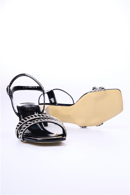 Oflaz 1284 Y056 Ayna Siyah Kadın Klasik Ayakkabı