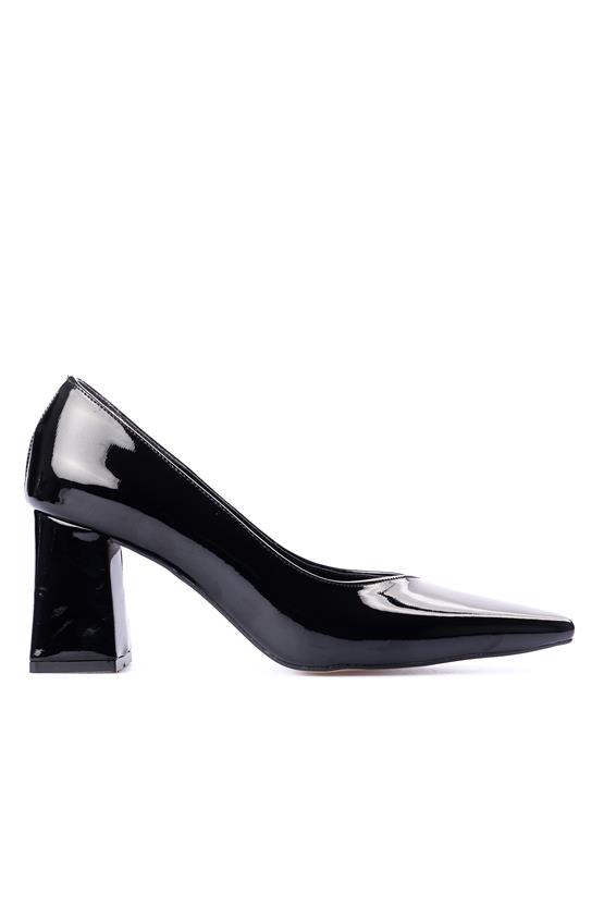 Oflaz 1296K 15 Siyah Rugan Kadın Klasik Ayakkabı