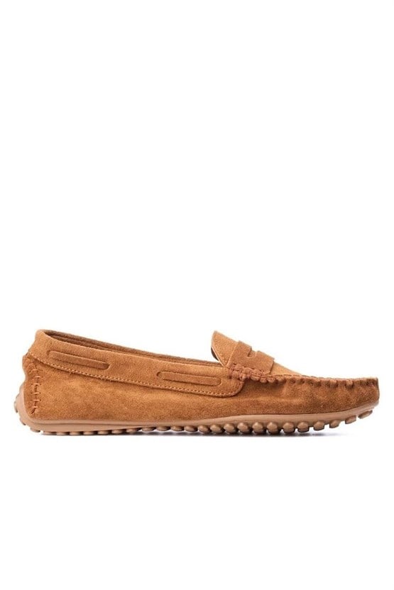 Oflaz 1329Y 101 Taba Bayan Derı Loafer Ayakkabı