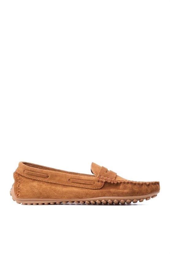 Oflaz 1329Y 101 Taba Bayan Derı Loafer Ayakkabı