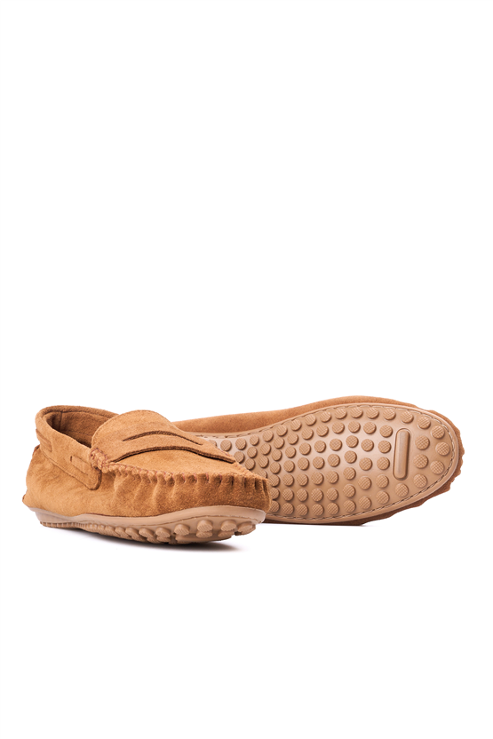 Oflaz 1329Y 101 Taba Bayan Derı Loafer Ayakkabı