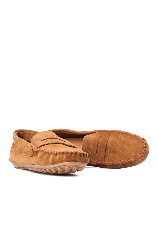 Oflaz 1329Y 101 Taba Bayan Derı Loafer Ayakkabı