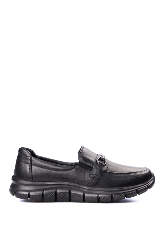 Oflaz 1331Y 033 Sıyah Bayan Derı Casual Ayakkabı