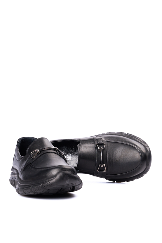Oflaz 1331Y 033 Sıyah Bayan Derı Casual Ayakkabı