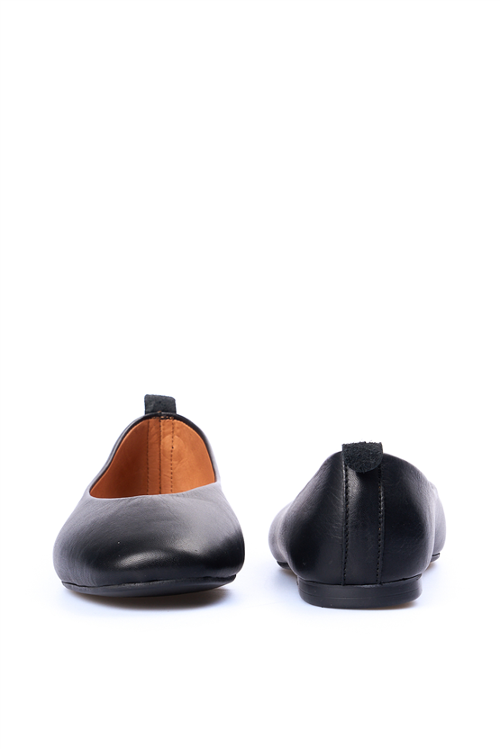 Oflaz 1333Y 2480 Sıyah Bayan Derı Babet Ayakkabı