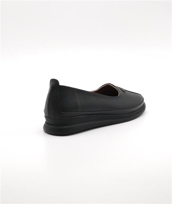 Oflaz 631 6084 Siyah Kadın Babet Ayakkabı