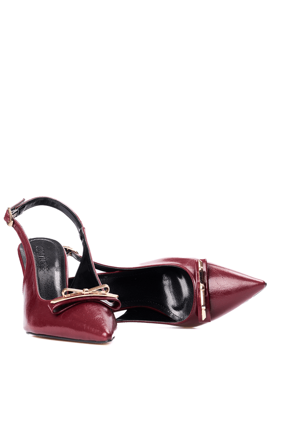 Oflaz 932Y 07 Bordo Yankı Bayan Klasık Ayakkabı