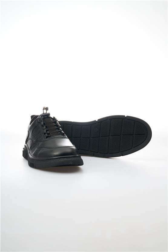 Ovatto 5005 Siyah Erkek Deri Ayakkabı