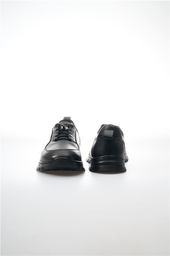 Ovatto 7016 Siyah Erkek Deri Ayakkabı