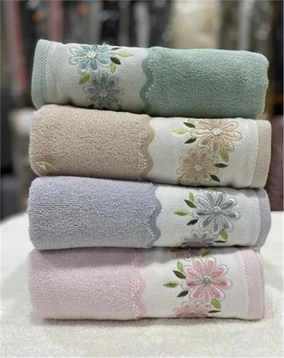 Özdilek Salvia 4 Lü Kutulu Havlu Nak-4 50X85 Renkli