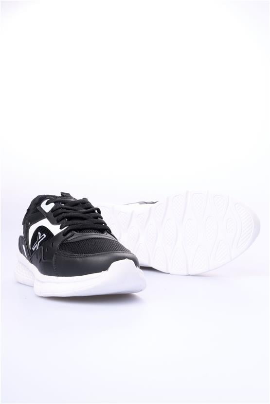 Özekici 114 Siyah Beyaz Grs Spor Ayakkabı