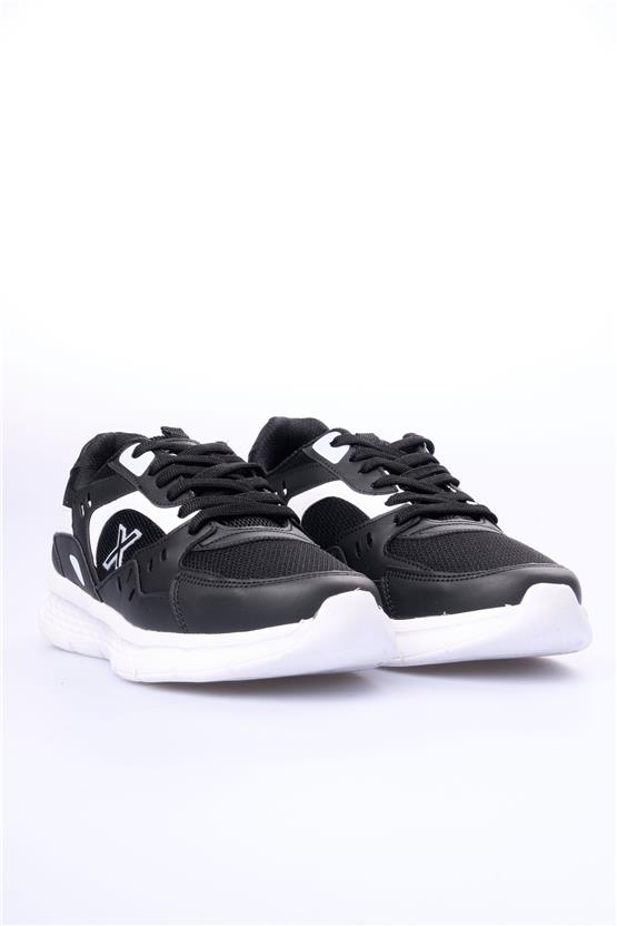 Özekici 114 Siyah Beyaz Grs Spor Ayakkabı