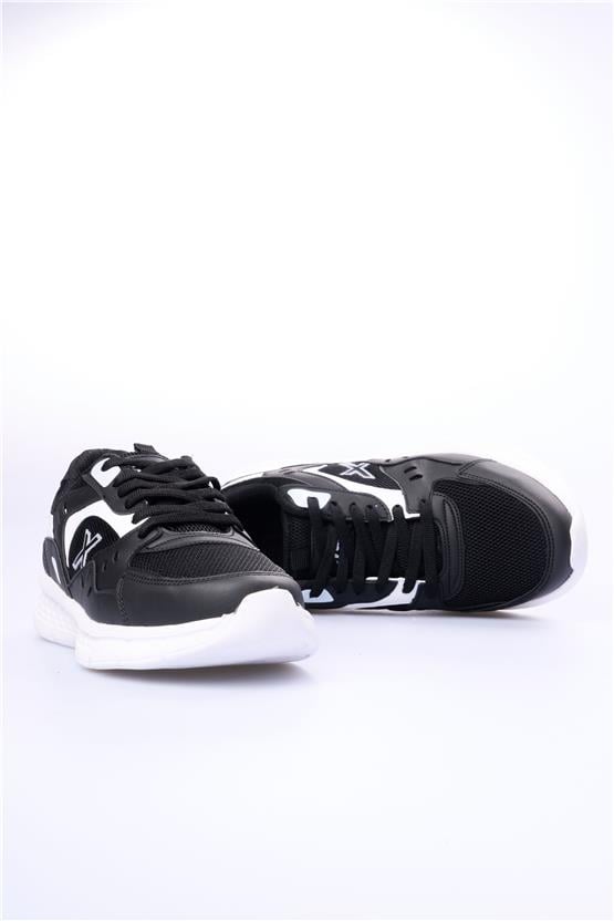 Özekici 114 Siyah Beyaz Grs Spor Ayakkabı