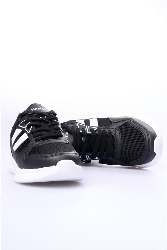 Özekici 119 Siyah Beyaz Grs Spor Ayakkabı