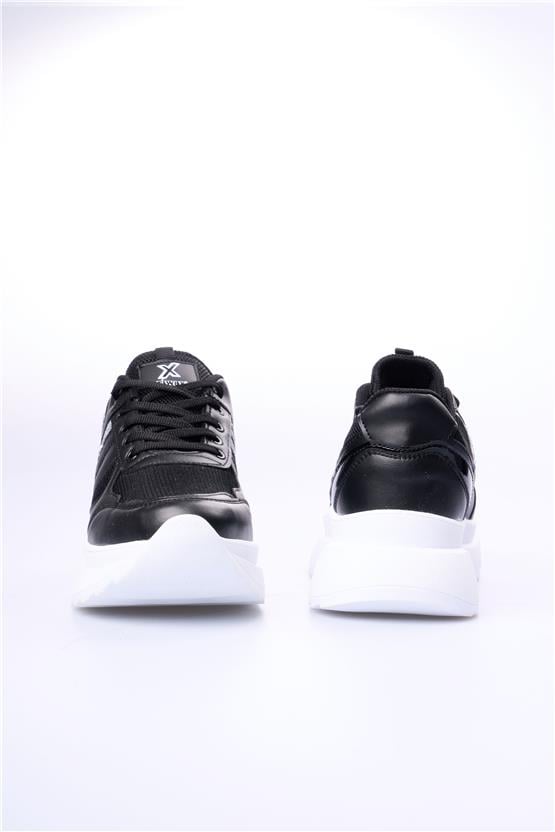 Özekici 134 Siyah Beyaz Kadın Spor Ayakkabı