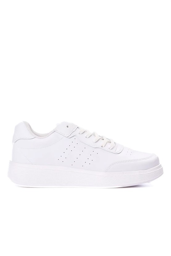 Özekici 146 Beyaz-Beyaz Grs Sneaker Ayakkabı