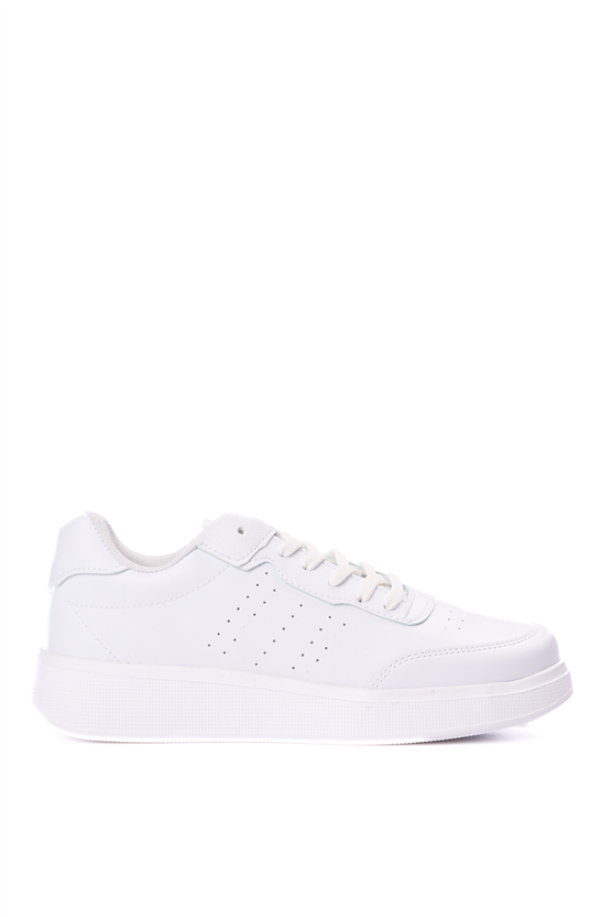 Özekici 146 Beyaz-Beyaz Grs Sneaker Ayakkabı