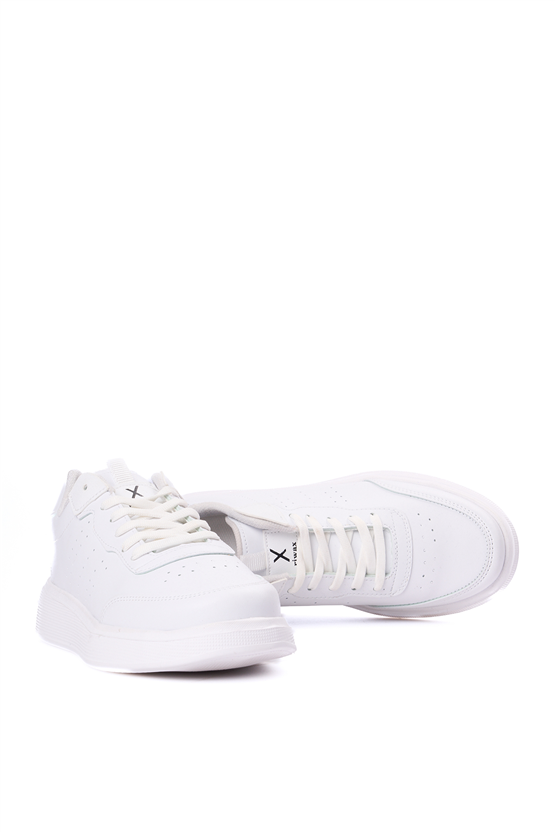 Özekici 146 Beyaz-Beyaz Grs Sneaker Ayakkabı