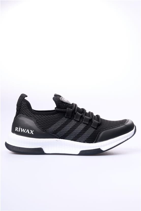 Özekici 90 Siyah Beyaz Grs Spor Ayakkabı