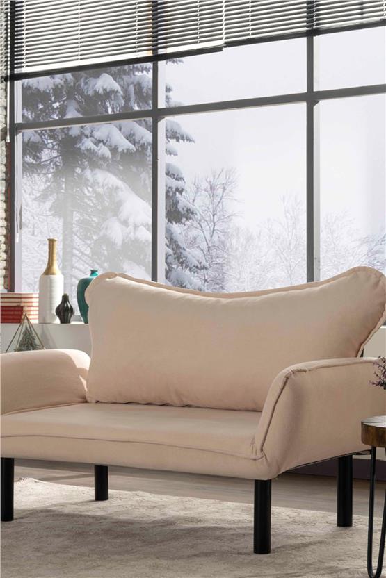 Pafu Chatto İkili Koltuk Krem