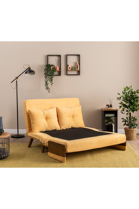 Pafu Cosmo İkili Katlanır Yataklı Koltuk Soho Hardal