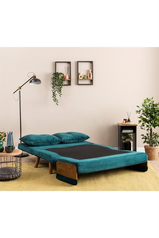 Pafu Cosmo İkili Katlanır Yataklı Koltuk Soho Petrol