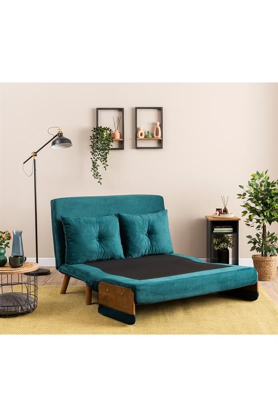 Pafu Cosmo İkili Katlanır Yataklı Koltuk Soho Petrol